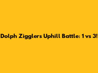 Dolph Ziggler's Uphill Battle: 1 vs 3!
