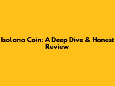 Isolana Coin: A Deep Dive & Honest Review